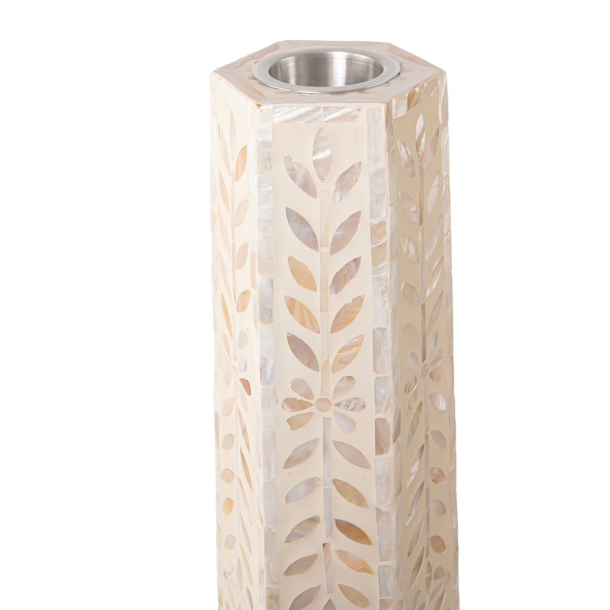 Stylish mother of pearl cream mabkhar