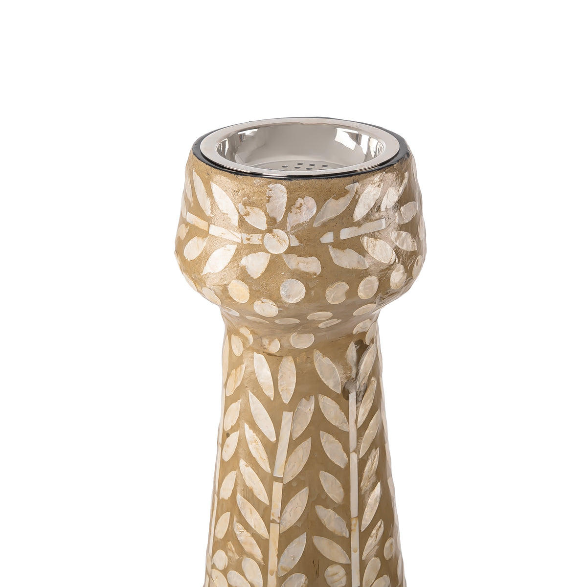 Stylish mother of pearl beige mabkhar