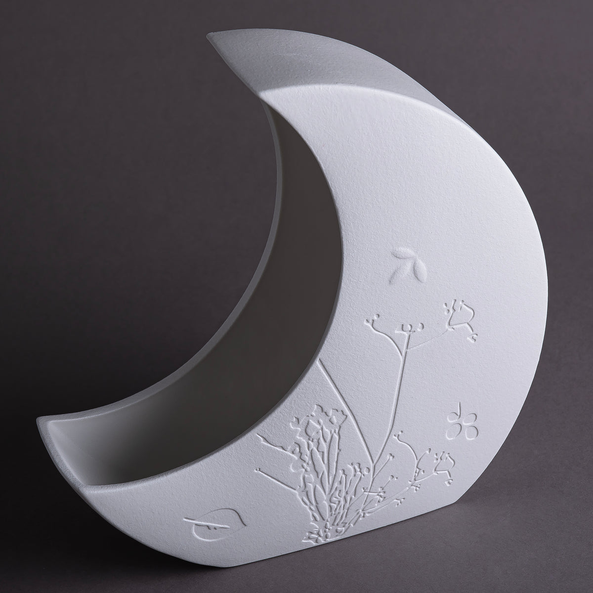 Mat White Ceramic Stand