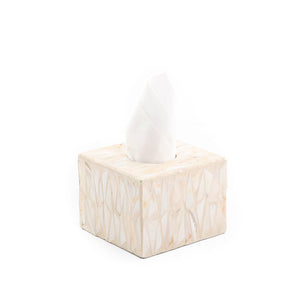 Mother of pearl tissue box - CASCADES