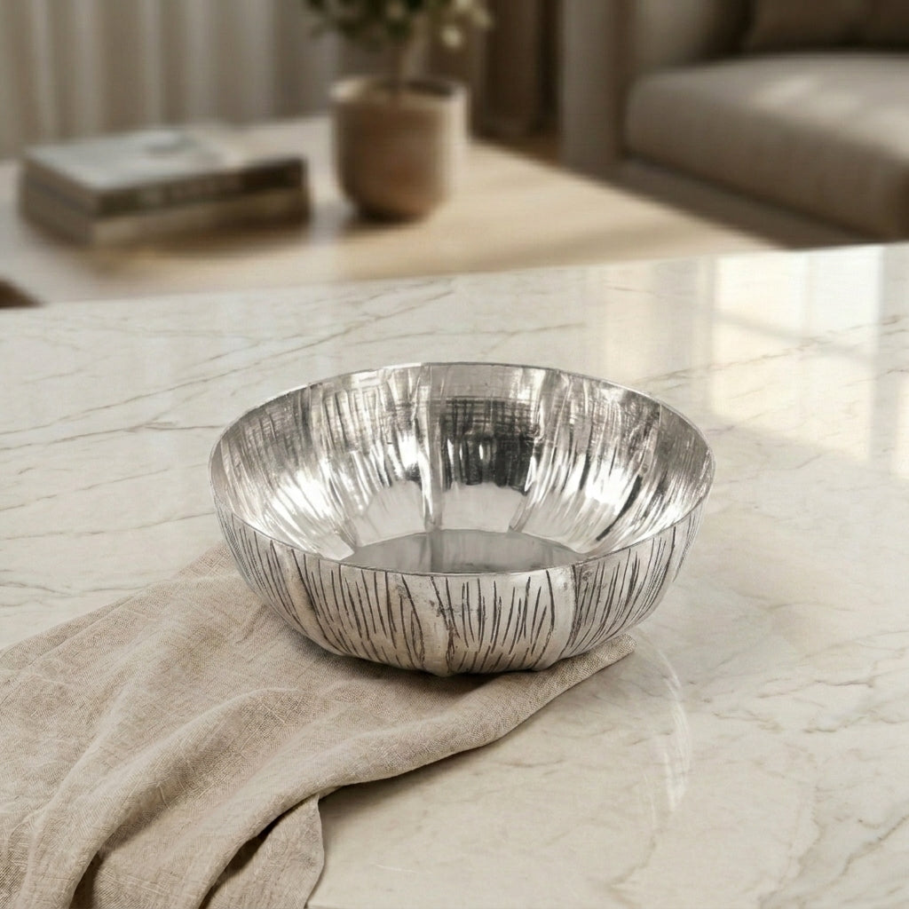 Metal bowl