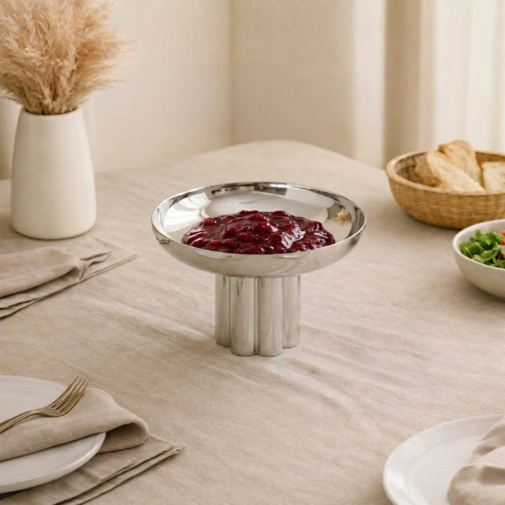 Critical metal stand- silver small