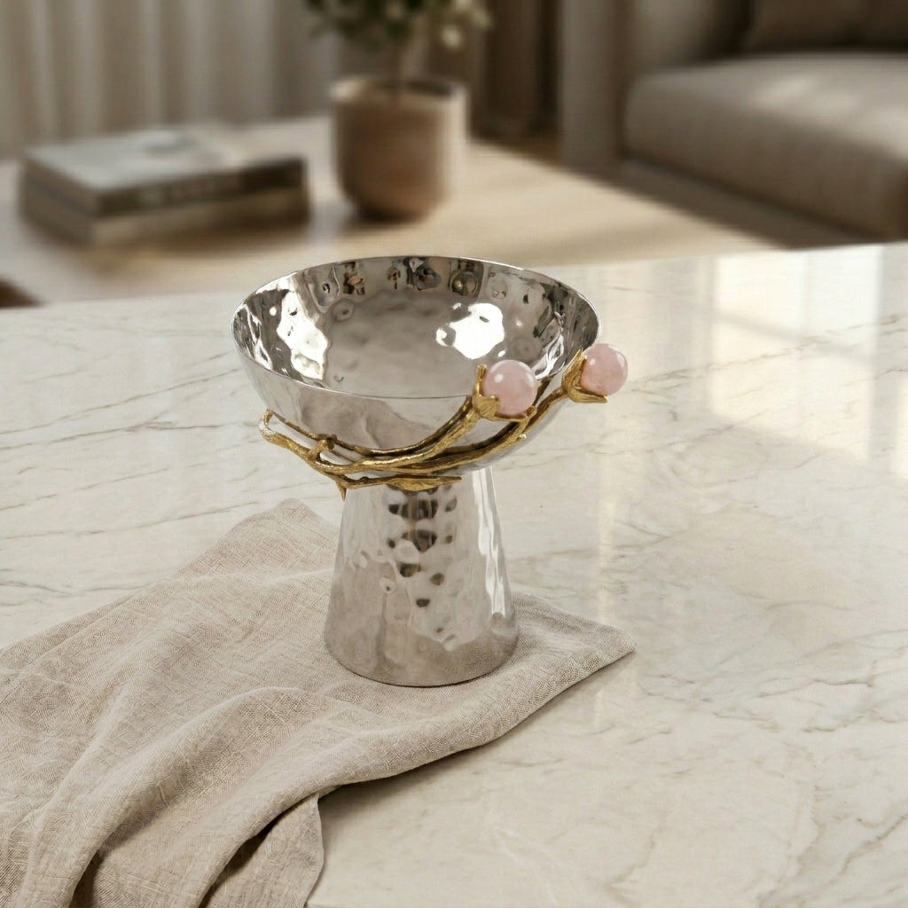 Metal nuts bowl
