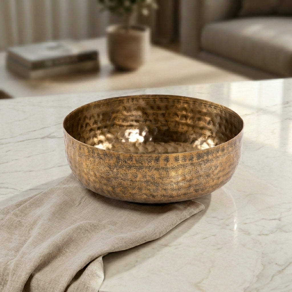 Metal bowl