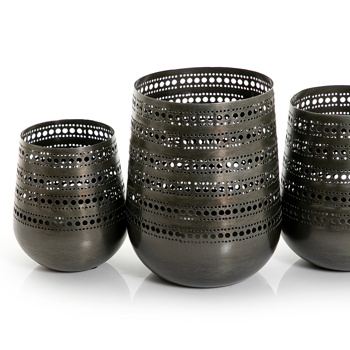 Set Of Three Candle Holders