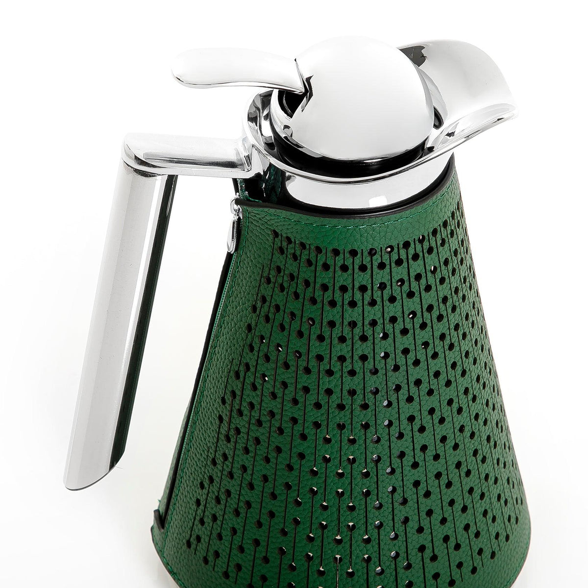 Metal thermos with leather cover - CASCADES