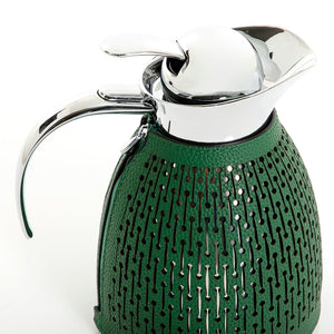 Metal thermos with leather cover - CASCADES