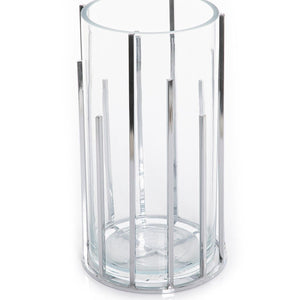 Metal and glass vase - CASCADES
