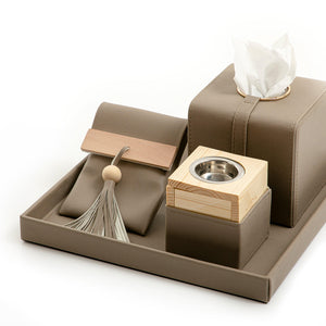 Set of leather mabkhar - CASCADES