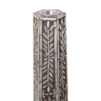 Stylish mother of pearl grey mabkhar