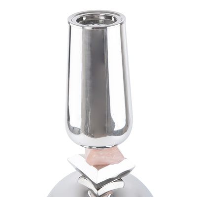 Shing Stainless steel Mabkhar - silver, pink
