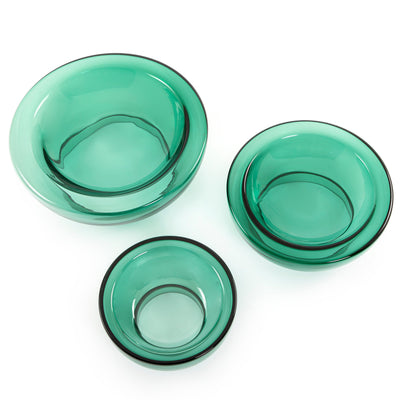 Sets of 3 glass bowls - CASCADES