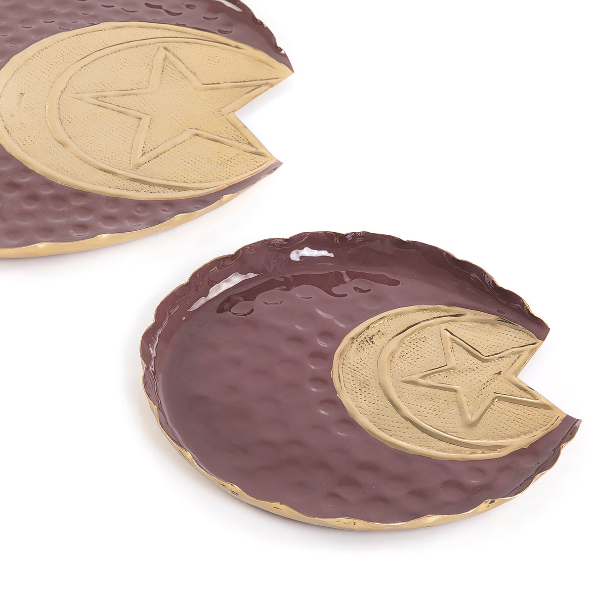Set of 2 crescent metal tray - CASCADES