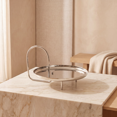 Silver Stainless Steel Tray