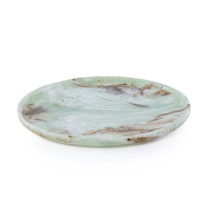 Large Resin Serving Platter - Green