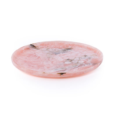 Large Resin Serving Platter - Pink