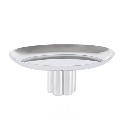Critical metal stand- silver large