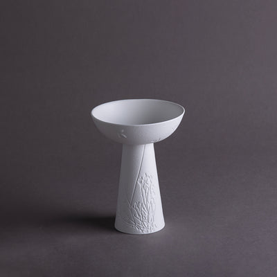 Mat White Ceramic Stand