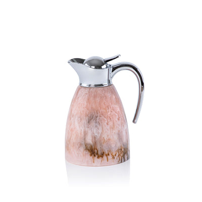 1L Elegant Resin Thermos Flask – Pink