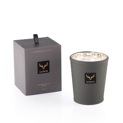 شمعة معطرة Marrakesh Oud - رمادي غامق من لاسيرفا 900 جرام 