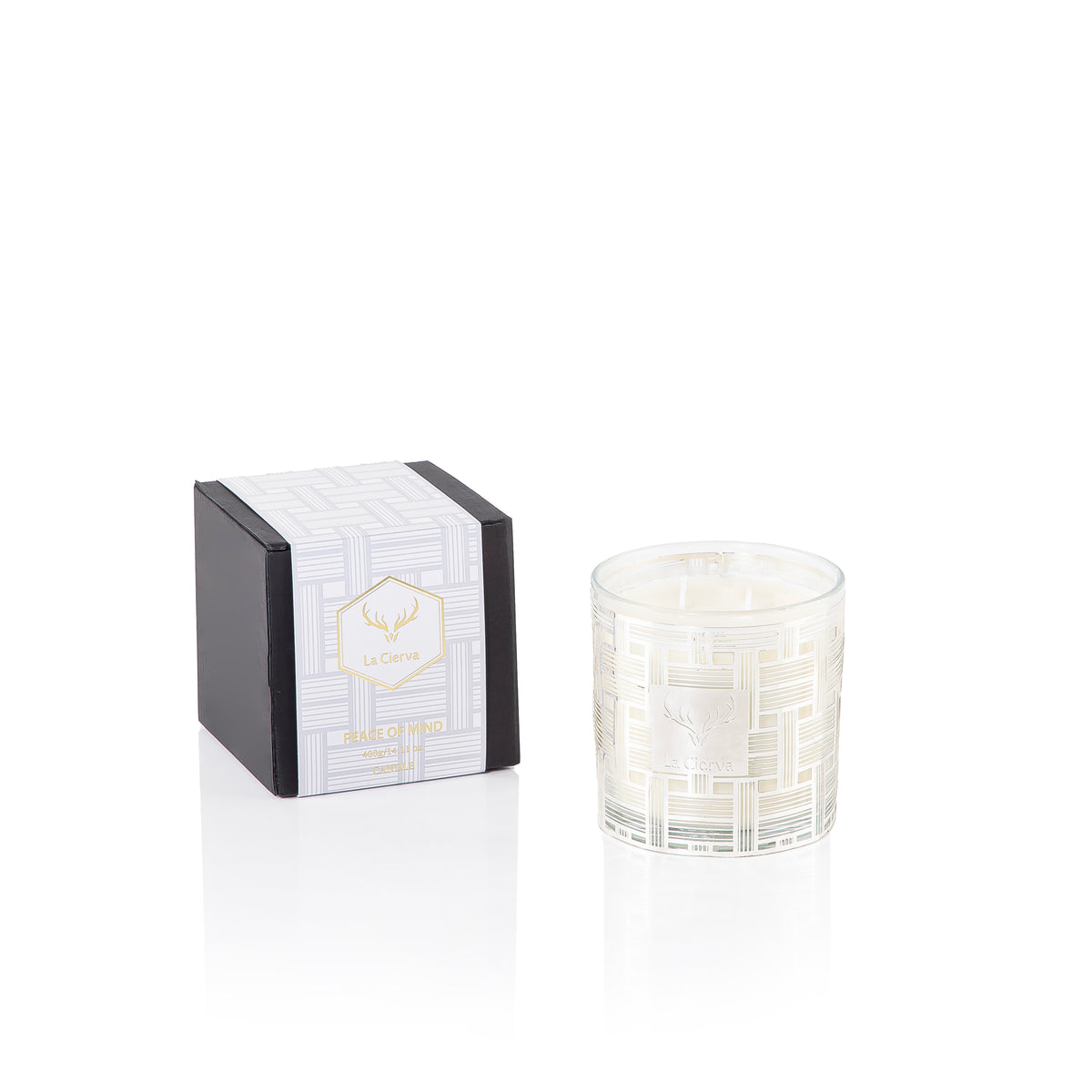 شمعة معطرة Peace of mind - فضي من لاسيرفا 400 جرام