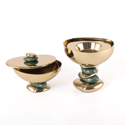Set of 2 (mabkhar + bakhor box) with gift box