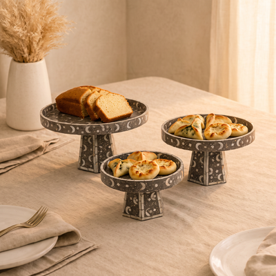 Set Of 3 Mop Stands With Ramadan BOX