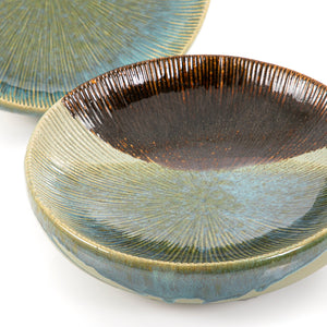 Set of 2 ceramic plate - CASCADES