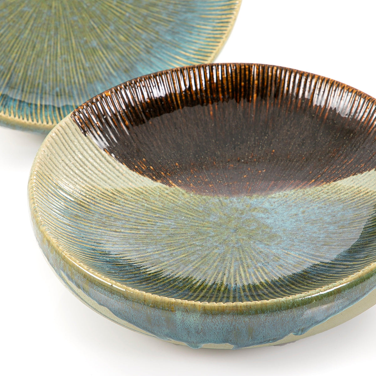 Set of 2 ceramic plate - CASCADES