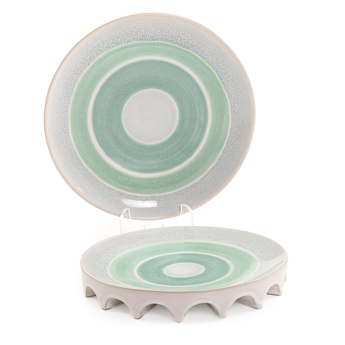 Set of 2 ceramic plate - CASCADES
