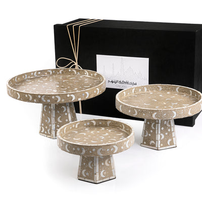 Set Of 3 Mop Stands With Ramadan BOX