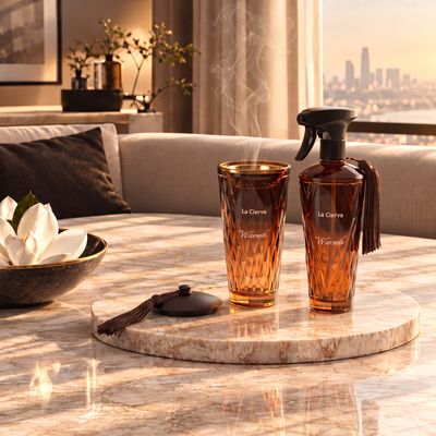 مجموعة لا سيرفا Warmth - مبخرة مع  معطر جو وأقمشة
