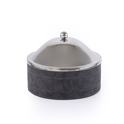 Small Leather Heat Keeper - Black