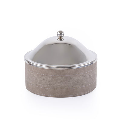 Small Leather Heat Keeper - Grey