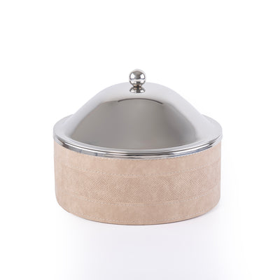 Small Leather Heat Keeper - Beige
