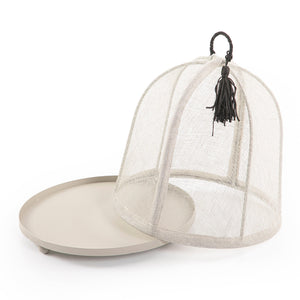 Linen cover with metal base - CASCADES