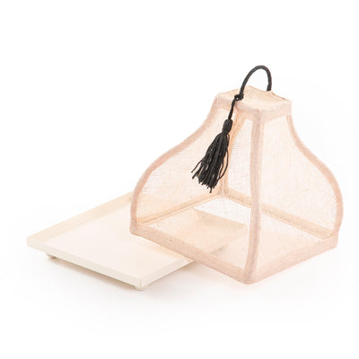 Linen cover with metal base - CASCADES