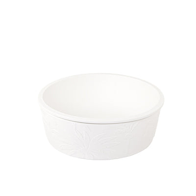 White Circular Pottery Bowl