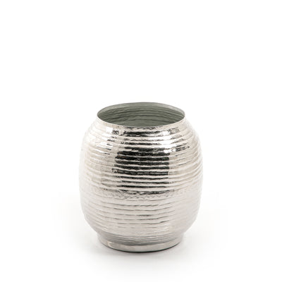 Silver Metal Vase