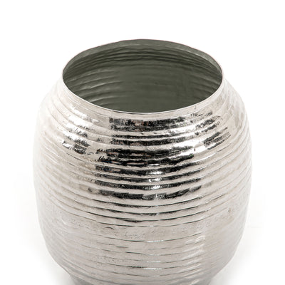 Silver Metal Vase