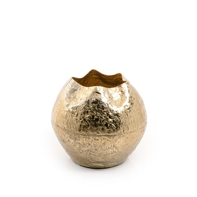 Gold Metal Vase