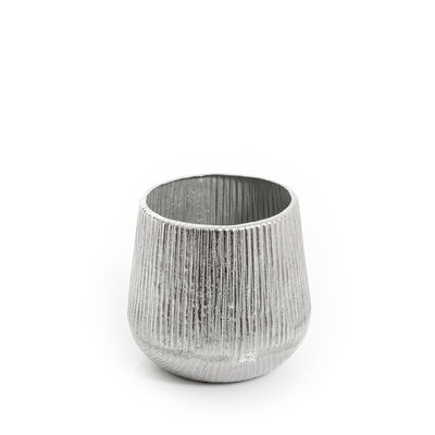 Silver Metal Vase