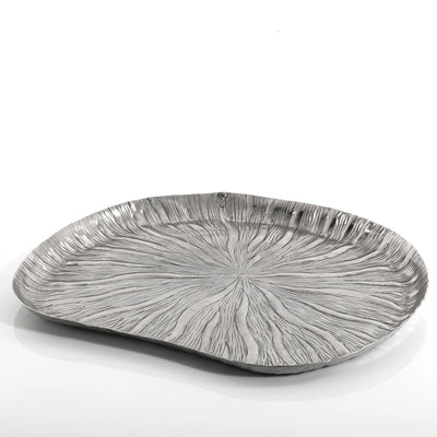 Silver holographic metal plate
