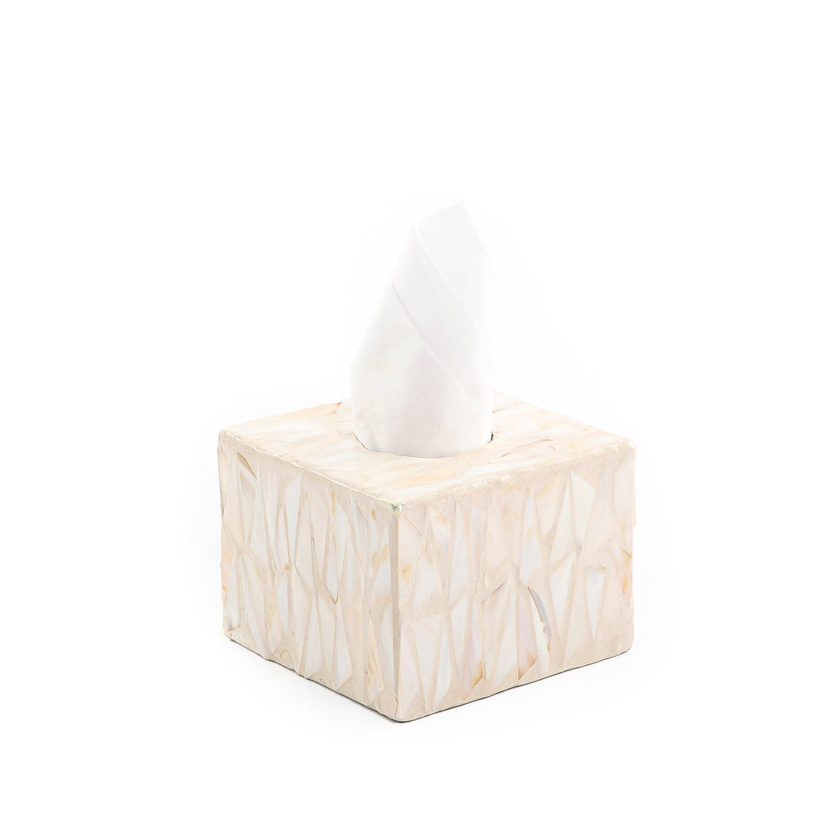 Mother of pearl tissue box - CASCADES