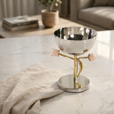 Metal nuts bowl