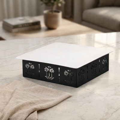 Black Square Ceramic plate - Small