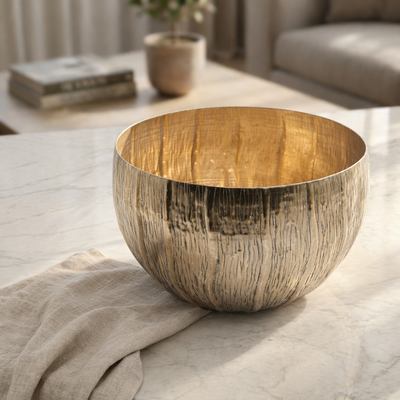 Metal bowl