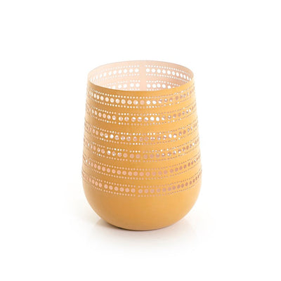Gold Metal Candle Holder