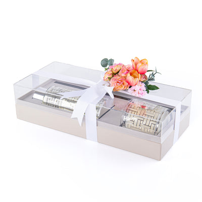 Peace of mind  Gift Set of Candle & Diffuser from la cierva with Floral Ribbon - Small