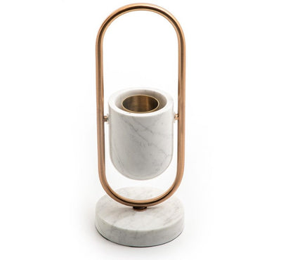 White Marble Mabkhar With Base